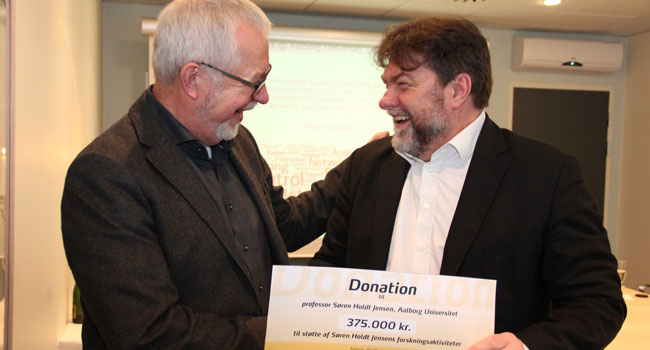 Sidste donation fra fond går til samarbejdsivrig forsker